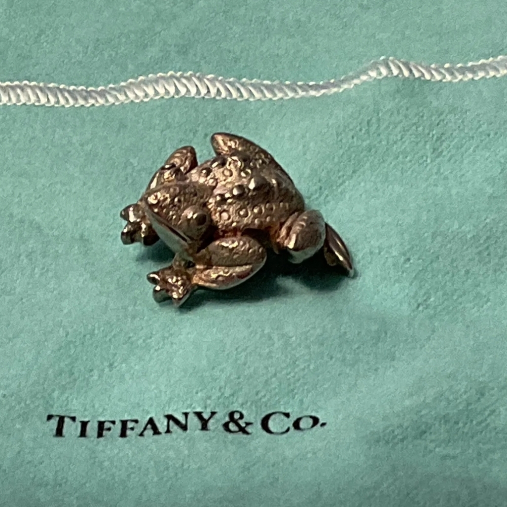 Tiffany&Co Streling silver 925 Frog 🐸 pin 📌 Brooch vintage